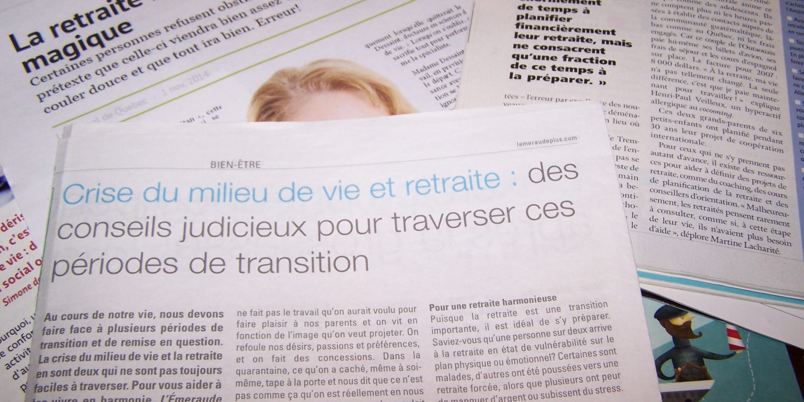 Crise du milieu de la vie et retraite. Des conseils judicieux pour traverser ces périodes de transition