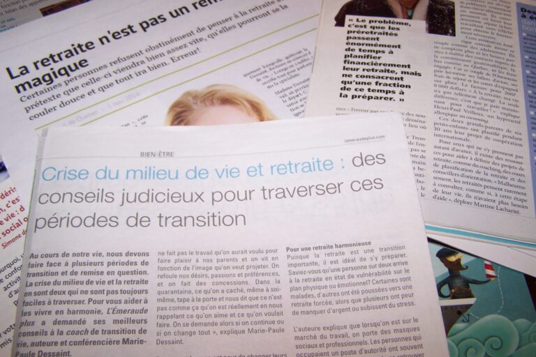 Accompagnement et conseils crise du milieu de la vie mariepauledessaint.com Crise du milieu de la vie et retraite. Des conseils judicieux pour traverser ces périodes de transition