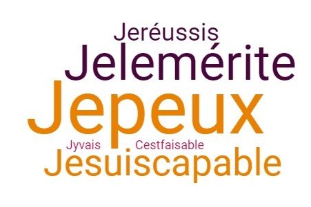 Les mots et pensées positifs pour réussir mariepauledessaint.com Les mots que nous associons aux événements deviennent l’événement, positivement ou négativement